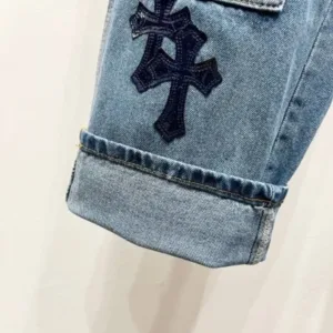 Chrome Hearts K1030 New 2025 Croco Heart Jeans