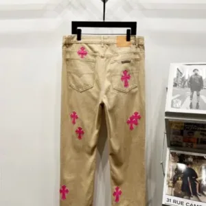 Chrome Hearts K1330 New 2025 Croco Heart Jeans