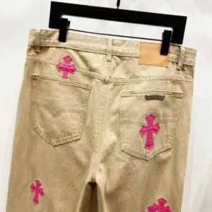 Chrome Hearts K1330 New 2025 Croco Heart Jeans