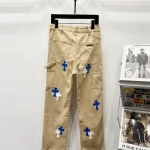Chrome Hearts K510 Crocs 25FW CH Workwear Logging Black Orange Patchwork Limited Edition Bull King Jeans
