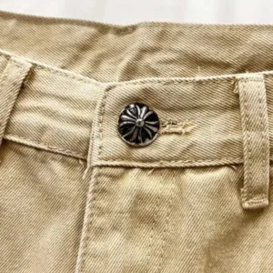 Chrome Hearts K510 Crocs 25FW CH Workwear Logging Black Orange Patchwork Limited Edition Bull King Jeans