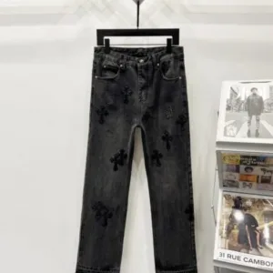 Chrome Hearts K600 Skinny jeans - chrome, Chrome Hearts, Chrome Hearts denim, Chrome Hearts denim jeans, Chrome Hearts denim pants, Chrome Hearts jeans, Chrome Hearts jeans pants, Chrome Hearts pants, Denim, denim jeans pants, hearts, Jeans, jeans pants, pants