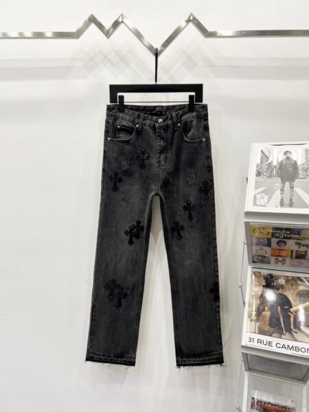 Chrome Hearts K600 Skinny jeans - chrome, Chrome Hearts, Chrome Hearts denim, Chrome Hearts denim jeans, Chrome Hearts denim pants, Chrome Hearts jeans, Chrome Hearts jeans pants, Chrome Hearts pants, Denim, denim jeans pants, hearts, Jeans, jeans pants, pants