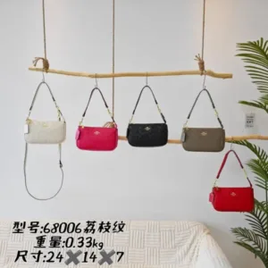 Coach 988642 litchi pattern tote handbags