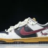 Nike HQ3459-212 SB DUNK LOW LOW-TOP CASUAL SNEAKERS WHITE/BLACK/RED/BROWN - DUNK LOW LX HQ3459 212, HQ3459 212, Nike DUNK LOW LX HQ3459 212, Nike HQ3459-212, Nike HQ3459-212 shoes, Nike HQ3459-212 sneakers