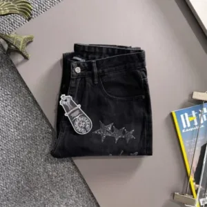 JC8195 Chrome Hearts 2025 Year-Round Jeans Straight Leg Pants