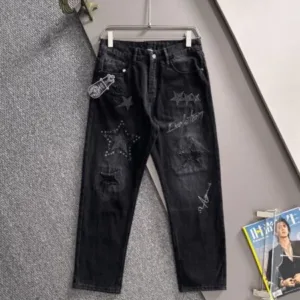 JC8195 Chrome Hearts 2025 Year-Round Jeans Straight Leg Pants
