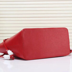 Louis Vuitton 41159 40882 water ripple black and red supreme tote handbags