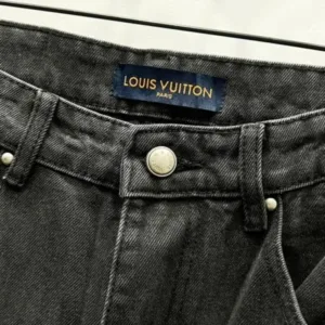 LOUIS VUITTON Denim K1250 Damoflage jacquard Marque LV déposée jeans pants