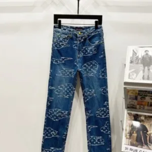 LOUIS VUITTON Denim K1320 Damoflage jacquard Marque LV déposée jeans pants - Denim, denim jeans pants, Jeans, jeans pants, louis, LV denim, lv denim jeans, lv denim pants, lv jeans, lv jeans pants, lv pants, pants, vuitton