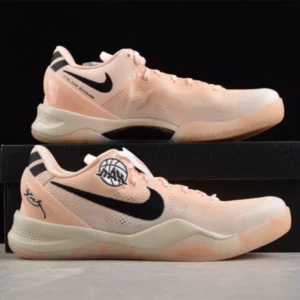 Nike Kobe 8 ACADEMY P Kobe VIII Powder Peach Pure Original Basketball Shoes