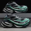 balenciaga 821135 wpltf 0312 platform/w mesh/tpu/pu/w grey/green sneaker shoes - balenciaga, mesh, platform, tpu, wpltf
