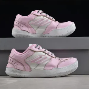 balenciaga 841763 wcurs 5090 hamptons medium worn out pink/ white hamptons sneaker shoes - balenciaga, hamptons, hamptons sneaker, medium, sneaker, wcurs