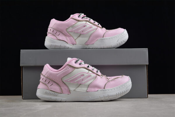 balenciaga 841763 wcurs 5090 hamptons medium worn out pink/ white hamptons sneaker shoes - balenciaga, hamptons, hamptons sneaker, medium, sneaker, wcurs