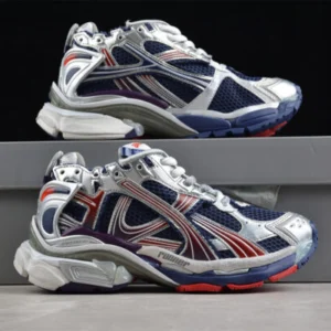 balenciaga 772767 wrung 4610 runner nylon /suede/ mesh/ w Y50 royal sneaker shoes