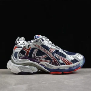 balenciaga 772767 wrung 4610 runner nylon /suede/ mesh/ w Y50 royal sneaker shoes