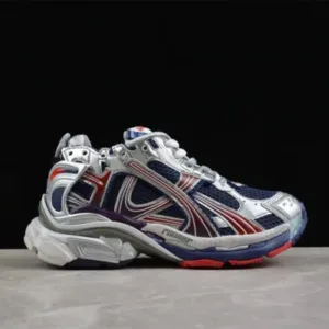 balenciaga 772767 wrung 4610 runner nylon /suede/ mesh/ w Y50 royal sneaker shoes