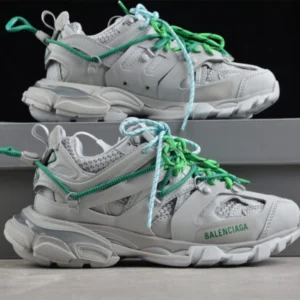 balenciaga track trail laces ecbr500299a grey/green/blue 800590 wtrhk 1340 C 37 sneaker shoes