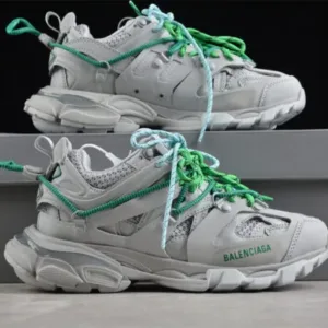 balenciaga track trail laces ecbr500299a grey/green/blue 800590 wtrhk 1340 C 37 sneaker shoes - balenciaga, balenciaga track trail laces, ecbr500299a, laces, track, track trail laces