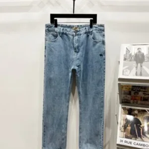 Burberry K990 Supreme collaboration Warhorse embroidery jeans - burberry branded warhorse, burberry denim jeans, burberry denim jeans pants, burberry embroidered jeans, burberry jeans, burberry pants, burberry supreme, burberry Supreme denim jeans, burberry Supreme jeans, burberry Supreme jeans pants, burberry Supreme warhorse jeans, Denim, denim jeans pants, Jeans, jeans pants, pants, Supreme jeans