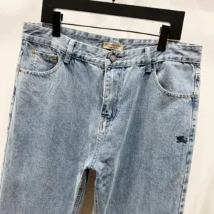 Burberry K990 Supreme collaboration Warhorse embroidery jeans