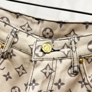 Louis Vuitton H108 24ss Campfire Gradient Old-Fashioned Loose Straight Jeans
