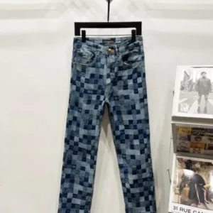 LOUIS VUITTON Denim K1050 Damoflage jacquard Marque LV déposée jeans pants - Denim, denim jeans pants, Jeans, jeans pants, louis, LV denim, lv denim jeans, lv denim pants, lv jeans, lv jeans pants, lv pants, pants, vuitton