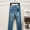 LOUIS VUITTON Denim K1230 Damoflage jacquard Marque LV déposée jeans pants - Denim, denim jeans pants, Jeans, jeans pants, louis, LV denim, lv denim jeans, lv denim pants, lv jeans, lv jeans pants, lv pants, pants, vuitton