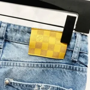 LOUIS VUITTON Denim K1230 Damoflage jacquard Marque LV déposée jeans pants