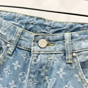 Louis Vuitton K680 Graffiti Gradient Embroidered Jeans