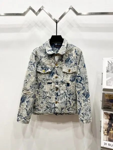 Louis Vuitton FW22 / LV Louis Vuitton floral and plant-printed K950 denim jacket - cowboy jacket, Denim, louis, Louis Vuitton cowboy jacket, louis vuitton denim jacket, Louis Vuitton jacket, lv cowboy jacket, LV denim, lv denim jacket, lv denim unisex jacket, lv unisex cowboy, LV unisex cowboy jacket, lv unisex jacket, unisex cowboy jacket, unisex jacket, vuitton