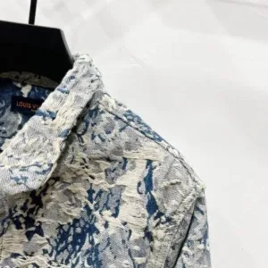 Louis Vuitton FW22 / LV Louis Vuitton floral and plant-printed K950 denim jacket