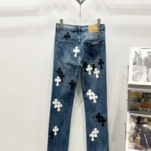 Chrome Hearts C008 Miami Limited Leather Jeans