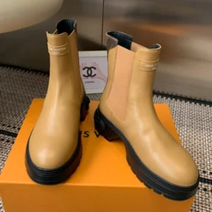 Louis Vuotton 25ss new British style handsome Martin boots