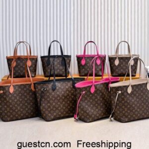 LV Neverfull Inside Out MM Tote Hand Bags