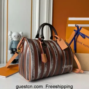 Louis Vuitton wide striped M26178 bags fw25 travel handbags