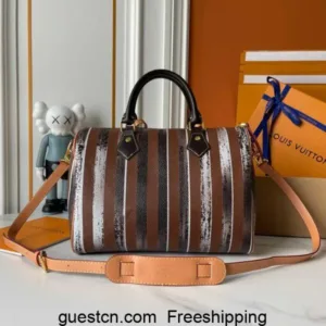 Louis Vuitton wide striped M26178 bags fw25 travel handbags