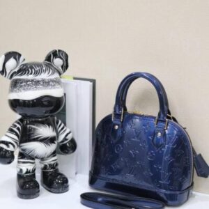 LV Monogram Vernis Alma BB M91606 Handbag