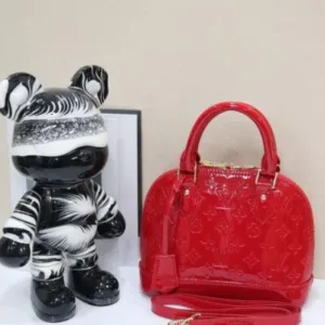 LV Monogram Vernis Alma BB M91606 Handbag