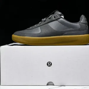LULULEMON LW9AV8S01-24 CITYVERSE LOW TOP SPORTS AND CASUAL SNEAKERS CONCRETE GREY/BROWN shoes