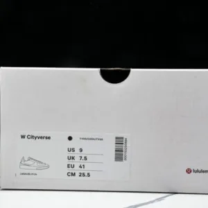 LULULEMON LW9AV8S01-24 CITYVERSE LOW TOP SPORTS AND CASUAL SNEAKERS CONCRETE GREY/BROWN shoes