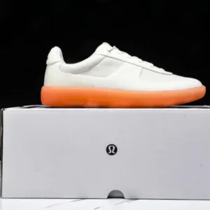 LULULEMON LW9FFIS01-24 CITYVERSE LOW TOP SPORTS AND CASUAL SNEAKERS ORANGE/WHITE GREEN/GREY/LIGHT WHEAT shoes
