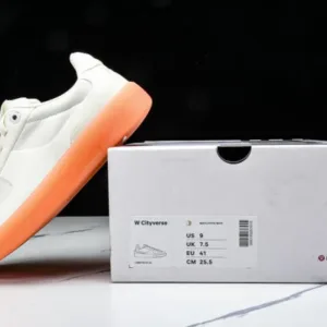 LULULEMON LW9FFIS01-24 CITYVERSE LOW TOP SPORTS AND CASUAL SNEAKERS ORANGE/WHITE GREEN/GREY/LIGHT WHEAT shoes