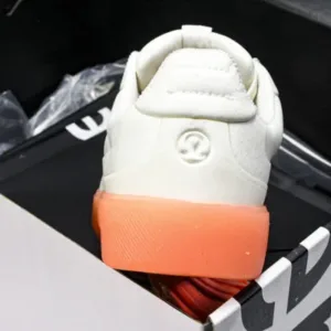 LULULEMON LW9FFIS01-24 CITYVERSE LOW TOP SPORTS AND CASUAL SNEAKERS ORANGE/WHITE GREEN/GREY/LIGHT WHEAT shoes