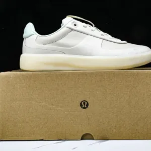 LULULEMON LW9FFIS01-25 CITYVERSE LOW TOP SPORTS AND CASUAL SNEAKERS WHITE/GREY/LIGHT WHEAT/MINT GREEN shoes