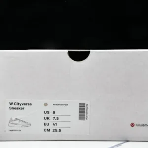 LULULEMON LW9FFIS02-24 CITYVERSE LOW TOP SPORTS AND CASUAL SNEAKERS LIGHT PINK/LIGHT WHEAT/WHITE shoes