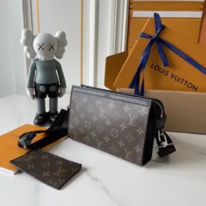 Louis Vuitton M14036 Gaston Wearable Wallet Monogram Macassar Canvas L&V bags