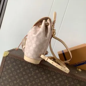 LV FW25 SHOW Montsouris PM NV2 Meowgram coated canvas L&V tote hand bags