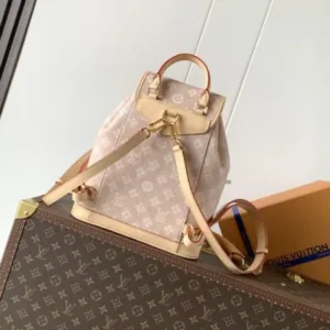 LV FW25 SHOW Montsouris PM NV2 Meowgram coated canvas L&V tote hand bags
