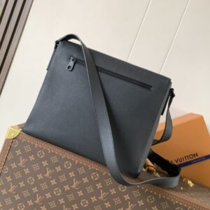 Louis Vuitton navy Blue Men’s Aerogram Speed Messenger L&V black bags